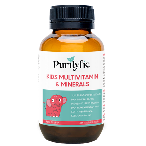 Purityfic Kids Multivitamin & Minerals 60 Tablet Kunyah